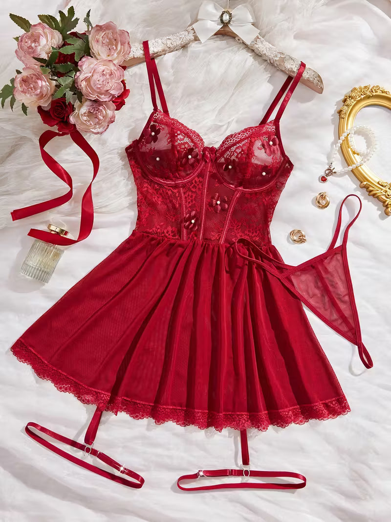 Babydoll “Pasión Roja”