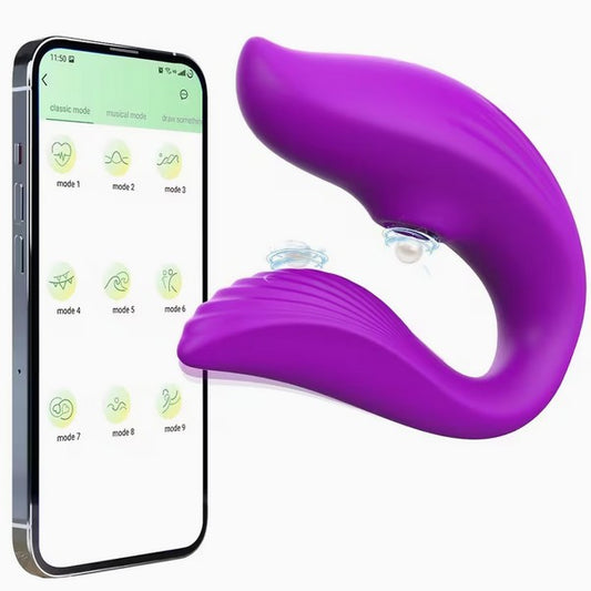 Gigi – Vibrador inteligente con control por app. Morado