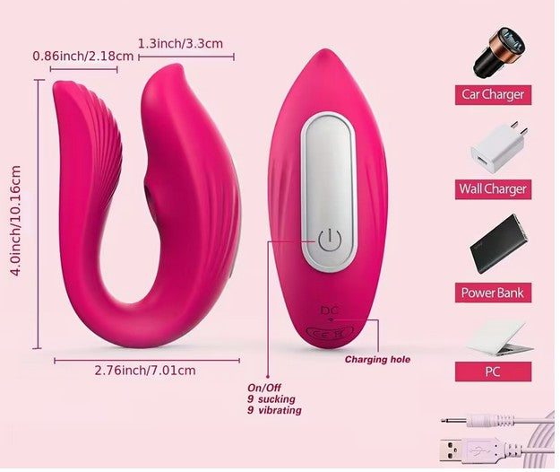 Gigi – Vibrador inteligente con control por app. Morado