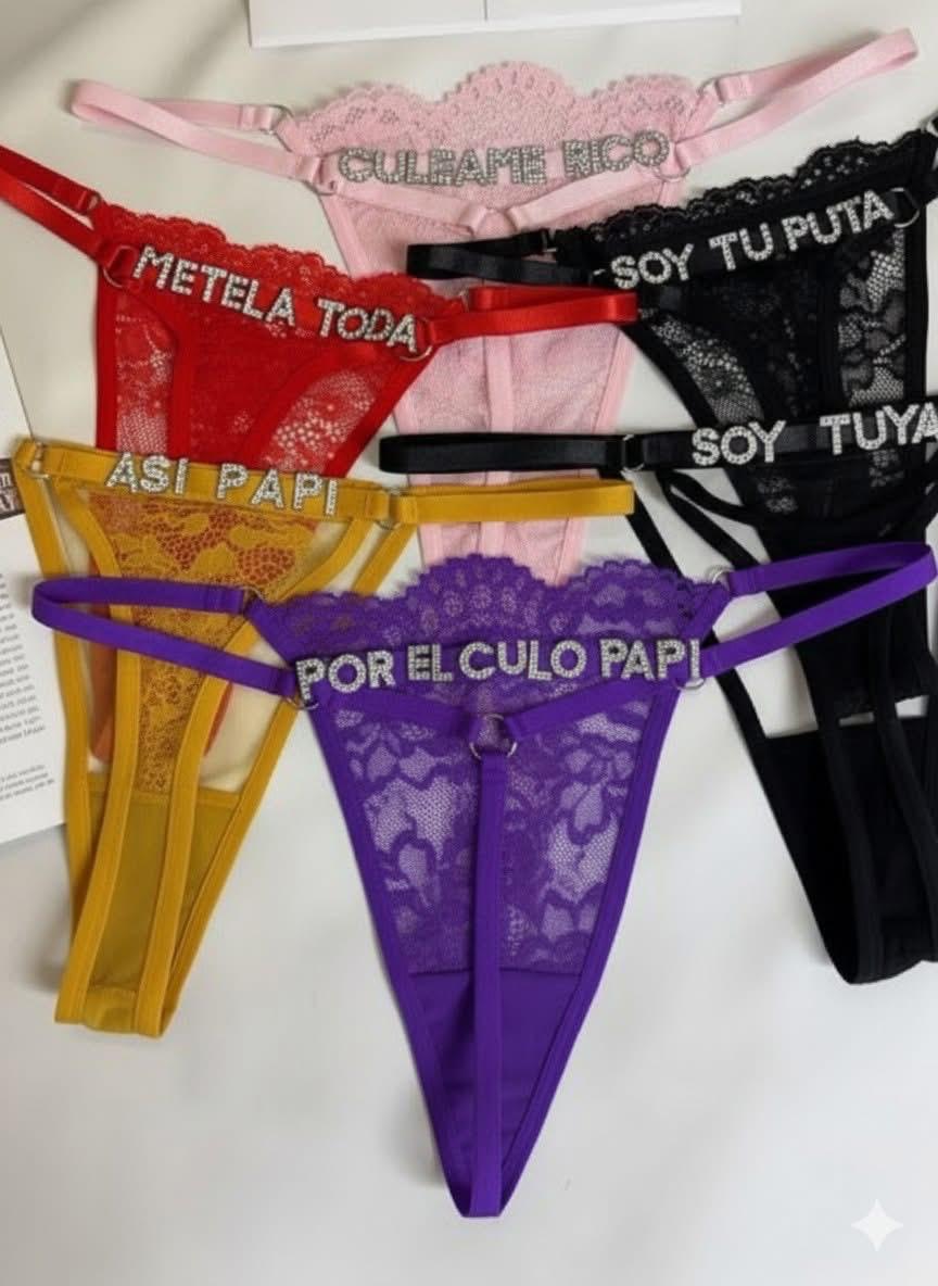 Modelo tanga personalizada